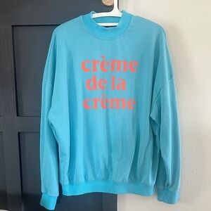 NICHOLE LYNEL- One size- mock neck Sweatshirt